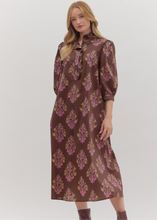 Chocolate Blockprint Dress