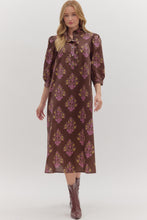 Chocolate Blockprint Dress