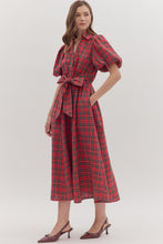 Red Plaid Dress