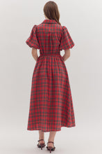 Red Plaid Dress