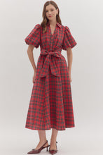 Red Plaid Dress