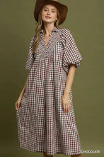 Chocolate Gingham Dress