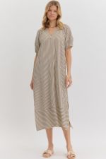 Neutral Stripe Dress