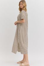 Neutral Stripe Dress